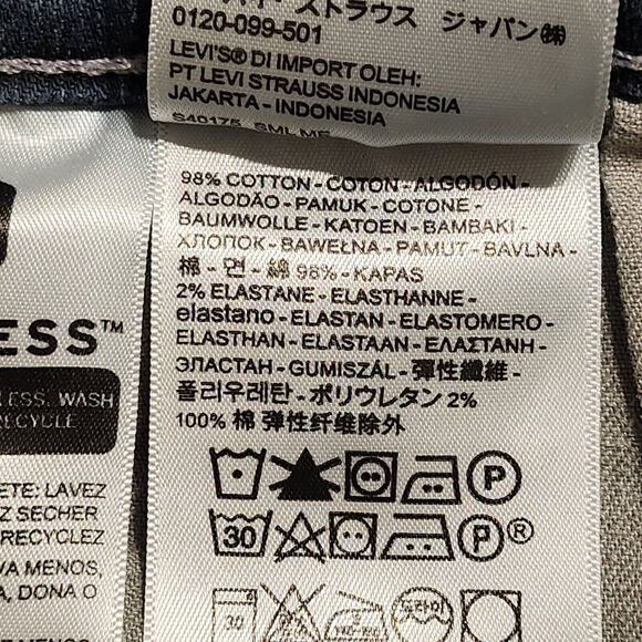 Levis 559 Mens Jeans Size 42x31 Relaxed Fit Straight Leg Denim Medium Wash - Picture 11 of 13